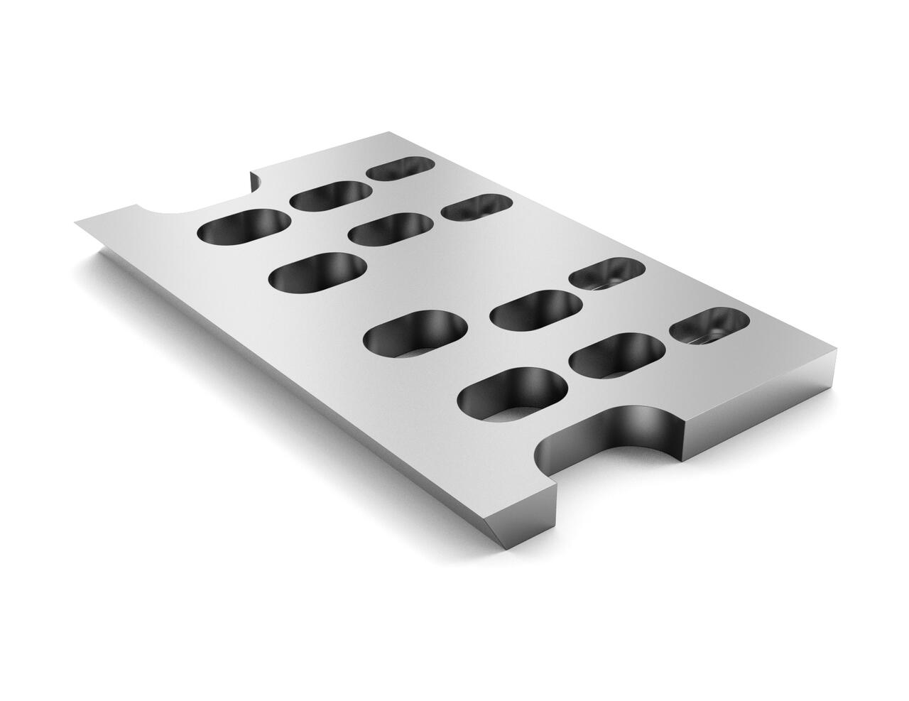 Knife retainer 248x152x15 Hardox 500 Pilana Group